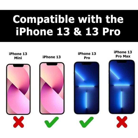 BodyGuardz Pure Tempered Glass Screen Protector for The iPhone 13 and iPhone 13 - Picture 2 of 4